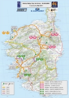 Mapa Tour de Corse 2011