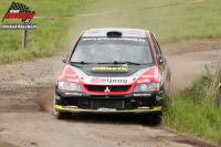 Jan Skora - Martina kardov (Mitsubishi Lancer Evo IX R4) - Rally Krkonoe 2012