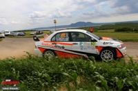 Martin Bezk - Petr Pospil (Mitsubishi Lancer Evo IX) - Agrotec Petronas Syntium Rally Hustopee 2012