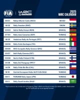 Kalend WRC 2025