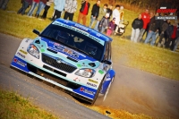 Jozef Bre - Rbert Mller (koda Fabia S2000) - RallyShow Uhersk Brod 2011