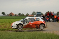 Bryan Bouffier - Lara Vanneste, Peugeot 207 S2000 - Geko Ypres Rally 2013