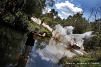 Carlos Garca Fessman-Hugo Magalhaes (Mitsubishi Lancer Evo X) - Rally Australia 2013