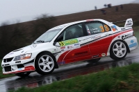 Josef Dene - Ivo Vybral, Mitsubishi Lancer Evo 9 - Rallye umava Klatovy 2013