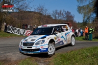Vroslav Cvrek - Ondej lek (koda Fabia S2000) - Partr Rally Vsetn 2013