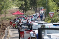 posádky čekají na kvalifikaci Rally di Roma Capitale 2017