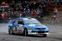 Radek Mifka - Tom Plach, Mitsubishi Lancer Evo 9 - Rallye esk Krumlov 2013
