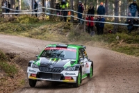 Oliver Solberg - Aaron Johnston, koda Fabia Rally2 - Rally Estonia 2020