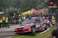 Jan Skora - Martina kardov (Mitsubishi Lancer Evo IX R4) - Rally Krkonoe 2011