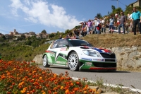 Andreas Mikkelsen - Ola Floene, koda Fabia S2000 - Rally Sanremo 2011
