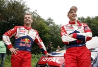 Sebastien Loeb a Mikko Hirvonen