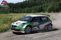 Juho Hnninen - Mikko Markkula, koda Fabia S2000 - Rally Bohemia 2010