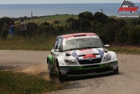 Andreas Mikkelsen - Ola Floene, koda Fabia S2000 - Tour de Corse 2012