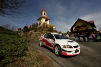 Josef Dene - Klra illerov, Mitsubishi Lancer Evo IX - Rebenland Rallye 2014