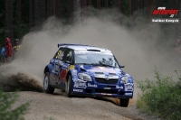 Juho Hnninen - Mikko Markkula, koda Fabia S2000 - Neste Oil Rally Finland 2010