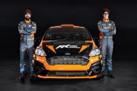 Filip Kohn (vpravo), Tom Steka a Ford Fiesta Rally3