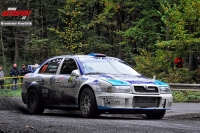 Silvestr Mikultk - Rbert Baran (koda Octavia WRC) - AZ Pneu Rally Jesenky 2011