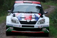 Andreas Mikkelsen - Ola Floene, koda Fabia S2000 - Rally of Scotland 2011