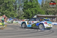 Karel Trojan - Petr Chlup (koda Fabia R5) - Rallye esk Krumlov 2017