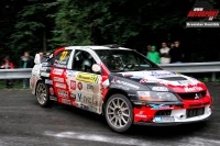 Martin Bujek - Petra ihkov (Mitsubishi Lancer Evo IX) - Barum Czech Rally Zln 2012