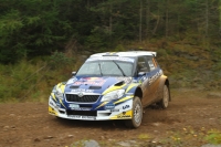 Patrik Sandell - Staffan Parmander, koda Fabia S2000 - Rally of Scotland 2011