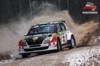 Simone Tempestini - Dorin Pulpea, koda Fabia S2000 - Rally Liepaja 2014