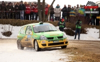 Martina Dahelov - Vlastimil Dahel (Renault Clio Sport) - Jnner Rallye 2014