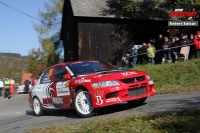 Roman MIchalk - Pavel Kacerovsk (Mitsubishi Lancer Evo IX) - Partr Rally Vsetn 2011