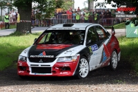 Miroslav Jake - Petr Gross (Mitsubishi Lancer Evo IX) - Fuchs Oil Rally Agropa Paejov 2011
