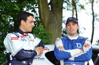 Bryan Bouffier a Pavel Valouek na testu ped Rallye esk Krumlov