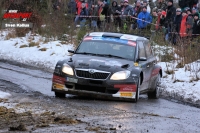 Jan ern - Pavel Kohout (koda Fabia S2000) - Jnner Rallye 2013