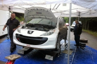 Pavel Valouek na testu v St Di des Vosges ped Rally Saturnus 2012
