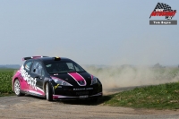 Philip Cracco na testu ped Rallye Wallonie