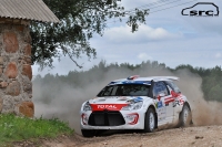 Sbastien Chardonnet - Thibault De La Haye (Citron DS3 R5) - auto24 Rally Estonia 2014