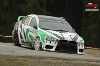 Patrik Rujbr - Richard Nesvadba (Mitsubishi Lancer Evo X) - Rally Vrchovina 2012