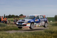 Vojtch tajf - Frantiek Rajnoha, Subaru Impreza Sti - Ypres Rally 2015 ; foto: J.Petr