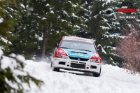 Miroslav Jake - Jaroslav Novk (Mitsubishi Lancer Evo IX) - Rally Vrchovina 2013
