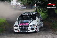 Martin Hudec - Petr Picka, Mitsubishi Lancer Evo 9 - Rally Agropa Paejov 2012