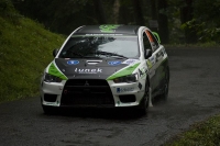 Patrik Rujbr - Richard Nesvadba, Mitsubishi Lancer Evo X - Rally Bohemia 2011