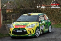 Egon Smkal - Monika Hbnerov (Citron DS3 R3T) - Rallye umava Klatovy 2012