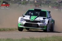 Juuso Nordgren - Tapio Suominen (koda Fabia R5) - Rallye umava Klatovy 2018