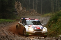 Andreas Mikkelsen - Ola Floene, koda Fabia S2000 - Rally of Scotland 2011