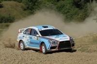 Valentin Porcisteanu - Dan Dobre, Mitsubishi Lancer Evo X R4 - Rally Sibiu Romania 2012