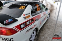 Stig Blomqvist - Robert Jakobsson (Mitsubishi Lancer Evo X) - shakedown na Jnner Rallye 2011