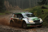 Juho Hnninen - Mikko Markkula, koda Fabia S2000 - Rally of Scotland 2011