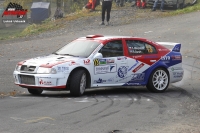 Silvestr Mikultk - Rbert Baran (koda Octavia WRC) - PSG - Partr Rally Vsetn 2012