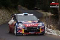 Mikko Hirvonen - Jarmo Lehtinen, Citroen DS3 WRC - Rallye Monte Carlo 2012