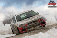 Milan Lika - Petr Dufek (Mitsubishi Lancer Evo X) - Jnner Rallye 2012