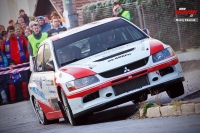 Richard Kirnig - Ji Hovorka (Mitsubishi Lancer Evo IX) - Partr Rally Vsetn 2011