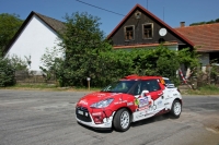 Lucie ervenkov - Tom Plach (Citron DS3 R1) - Ferodo Matrix MV Rally Kostelec 2013